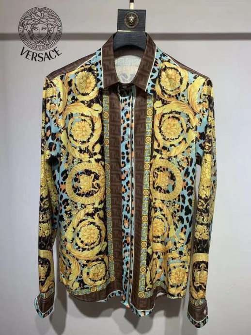 Picture of Versace Shirts Long _SKUVersaceS-XXLsstn1321939